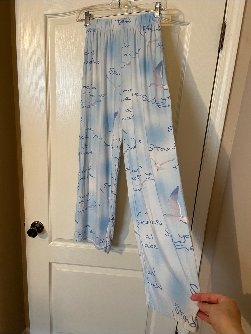 Taylor Swift 1989 Wildest Dreams Pajama Set RARE Official Merch Size XS Blue EUC - Picture 7 of 10